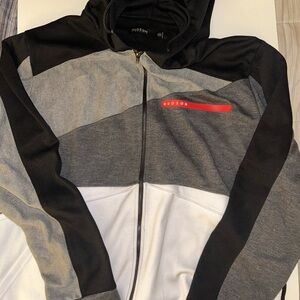 Hudson Jeans Black and Gray Hoodie